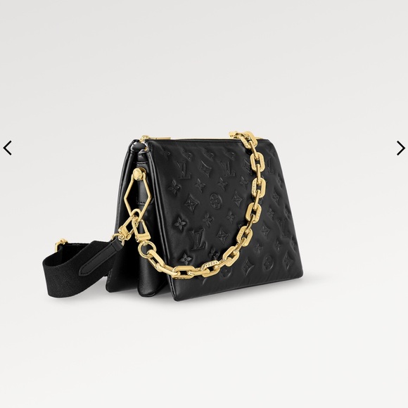 Louis Vuitton Bags Louis Vuitton Black Embossed Monogram Lambskin